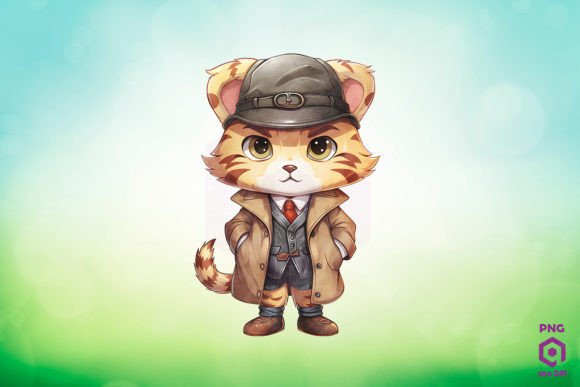 Download Detective Tiger Clipart PNG - Tiger clipart Collection