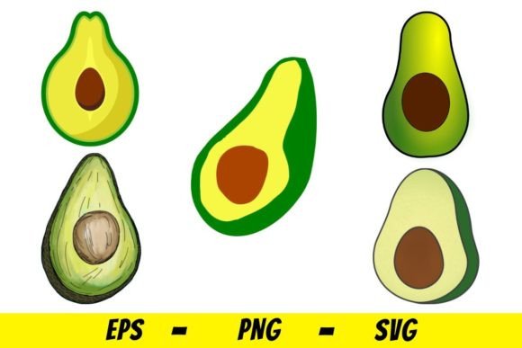 Download Avocado Illustration - Avocado illustration Collection
