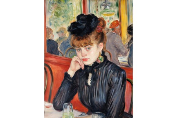 Download Impressionism Painting Woman`s Portrait - Impressionism Collection