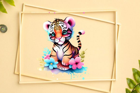 Download Cute Baby Tiger Clipart Bundle - Tiger clipart Collection