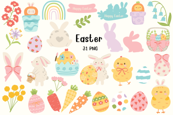 Download Cute Easter Egg PNG Chicken Easter Bunny - Easter egg png Collection