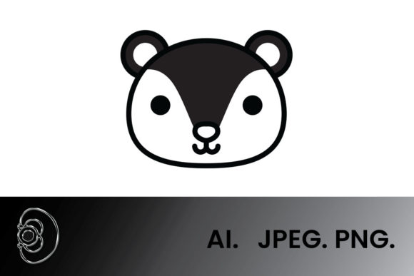 Download Black and White Cute Fox Vector - Fox vector Collection