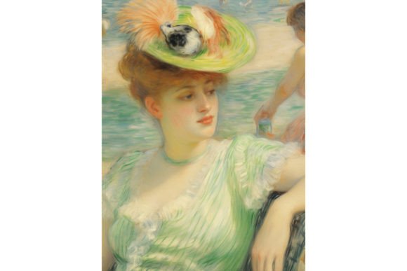 Download Impressionism Lady Portrait Art Print - Premium Resources
