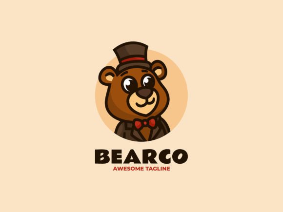 Download Bear Mascot Cartoon Logo - Bear mascot Collection