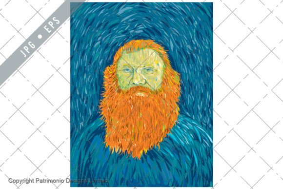 Download Old Man Red Beard Post Impressionism Art - Premium Resources