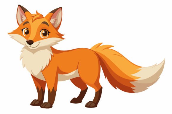 Download Cute Fox Vector Illustration - Fox vector Collection